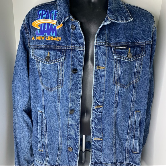 SPACE JAM A New Legacy LOONEY TUNES Members Only Denim Jacket - Picture 11 of 12